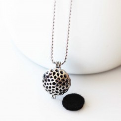 Tiny Cage Perfume/Essential Oil Necklace